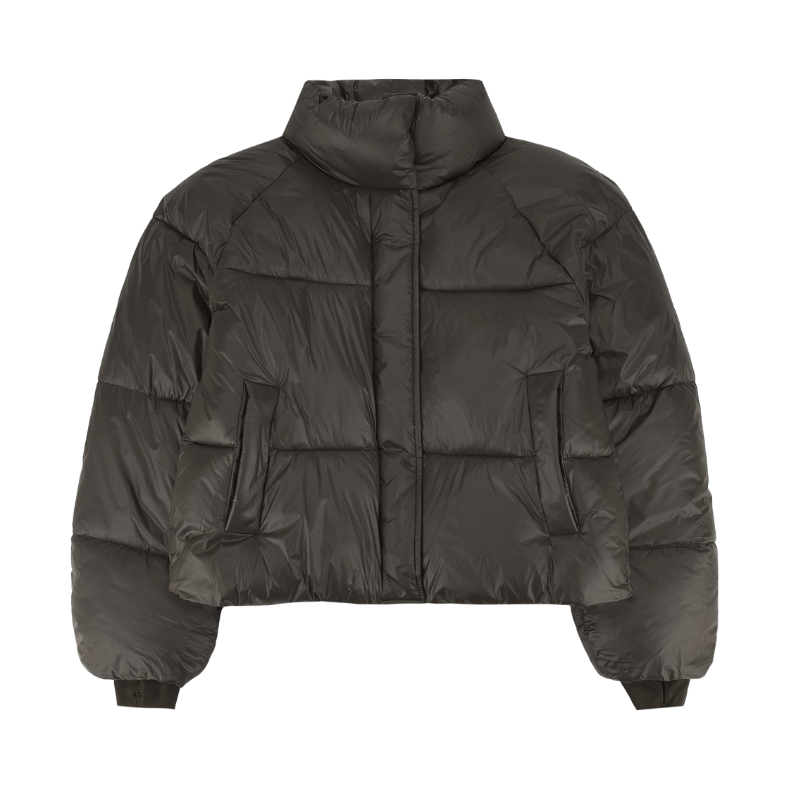 (W) 스파오 파스텔 푸퍼 글로시 브라운((W) Spao Pastel Puffer Glossy Brown)