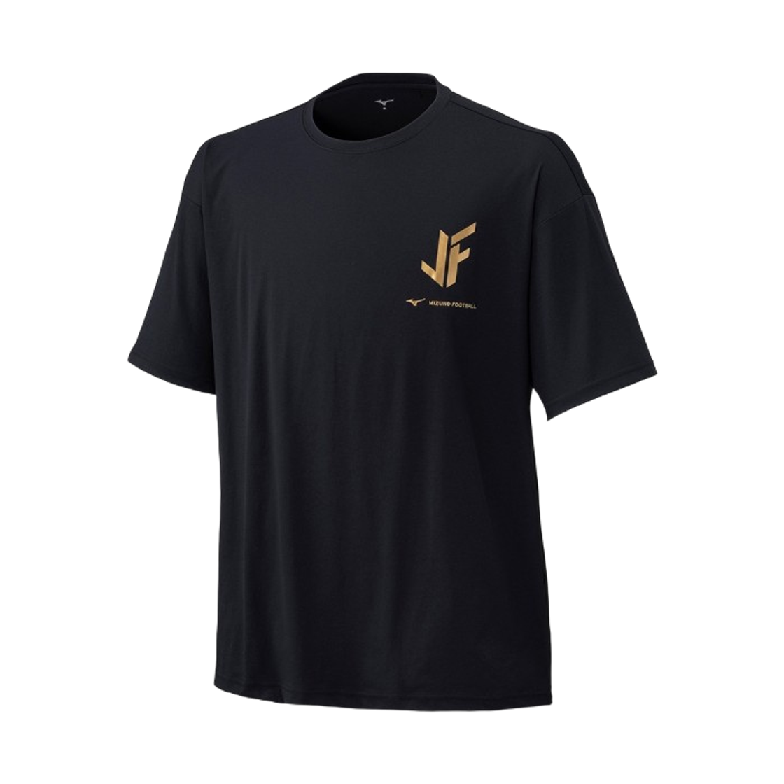 미즈노 JF 스트레치 소프트 드라이 티셔츠 블랙(Mizuno JF Stretch Soft Dry T-Shirt Black) - 1