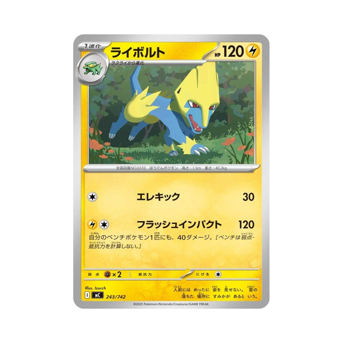 포켓몬 TCG 썬더볼트 스타트 덱 100 배틀 컬렉션 (일어판)(Pokemon TCG Manectric Start Deck 100 Battle Collection (Japanese Ver.)) - 1