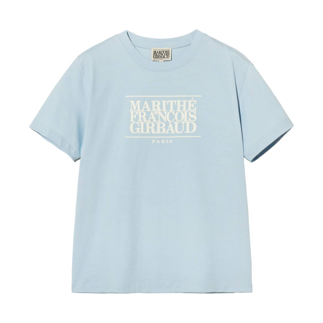 - Marithe Francois Girbaud Classic Logo T-Shirt Ice Blue