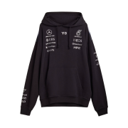Mercedes AMG Petronas x Y-3 F1 Team Silver Arrow Mercedes Team Hoodie Black