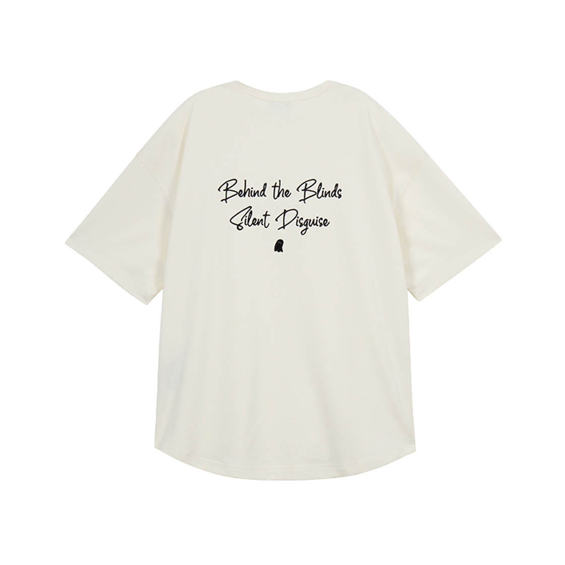 지오송지오 셈블런스 포에트리 디스트로이드 티셔츠 오프화이트 ZI2TS822OW(ZIOSONGZIO SEMBLANCE Poetry Destroyed T-Shirt Off White) - 2