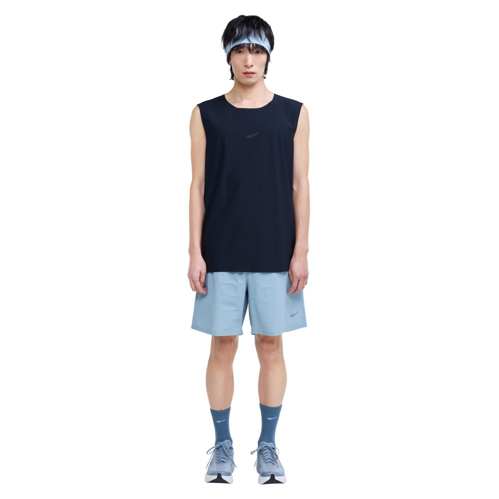 프로-스펙스 남성 플로우핏 4.5부 반바지 그레이시 블루(PRO-SPECS Men's Flow-Fit 4.5 Shorts Graysh Blue) - 2