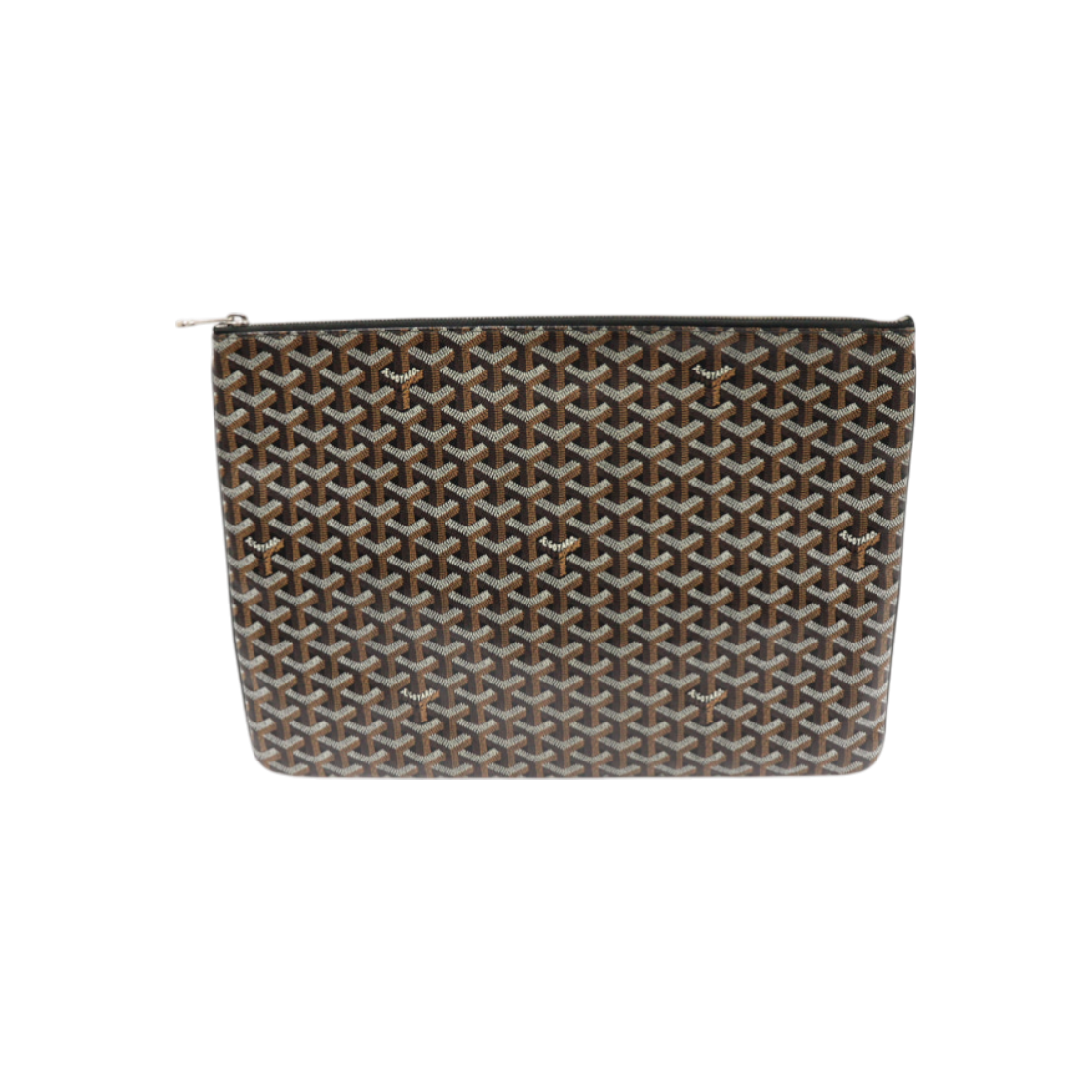 고야드 APMSENAT2-GM-01 블랙 고야딘 캔버스 세나 GM 클러치(Goyard Senat GM Clutch in Black Goyardine Canvas) - 1