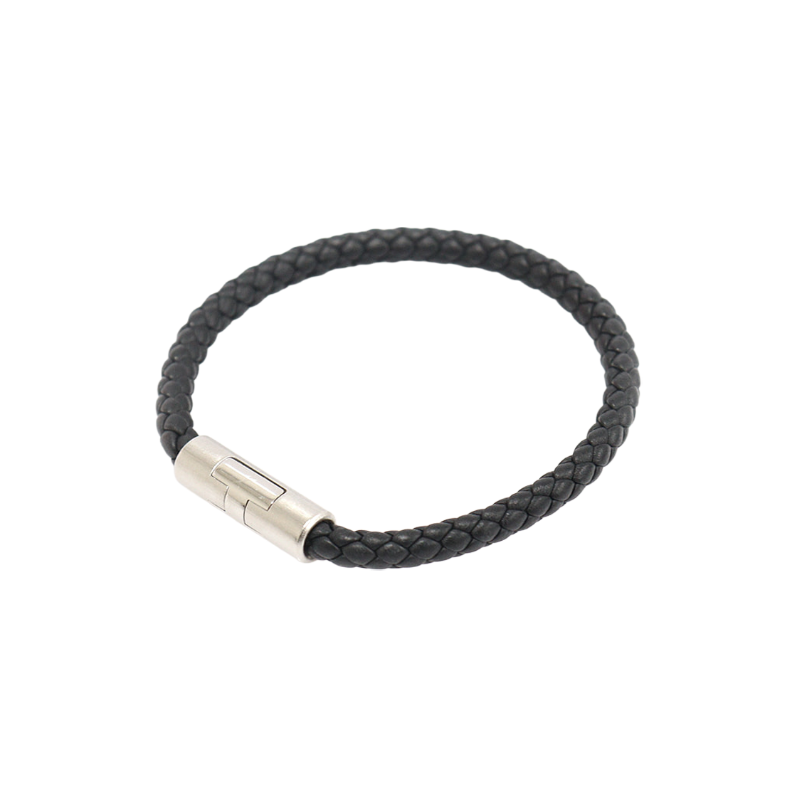 에르메스 H077324FP89 블랙 스위프트 카프스킨 퍼즐 H 브레이슬릿 팔찌 T4(Hermes Black Swift Calfskin Puzzle H Bracelet T4) - 1