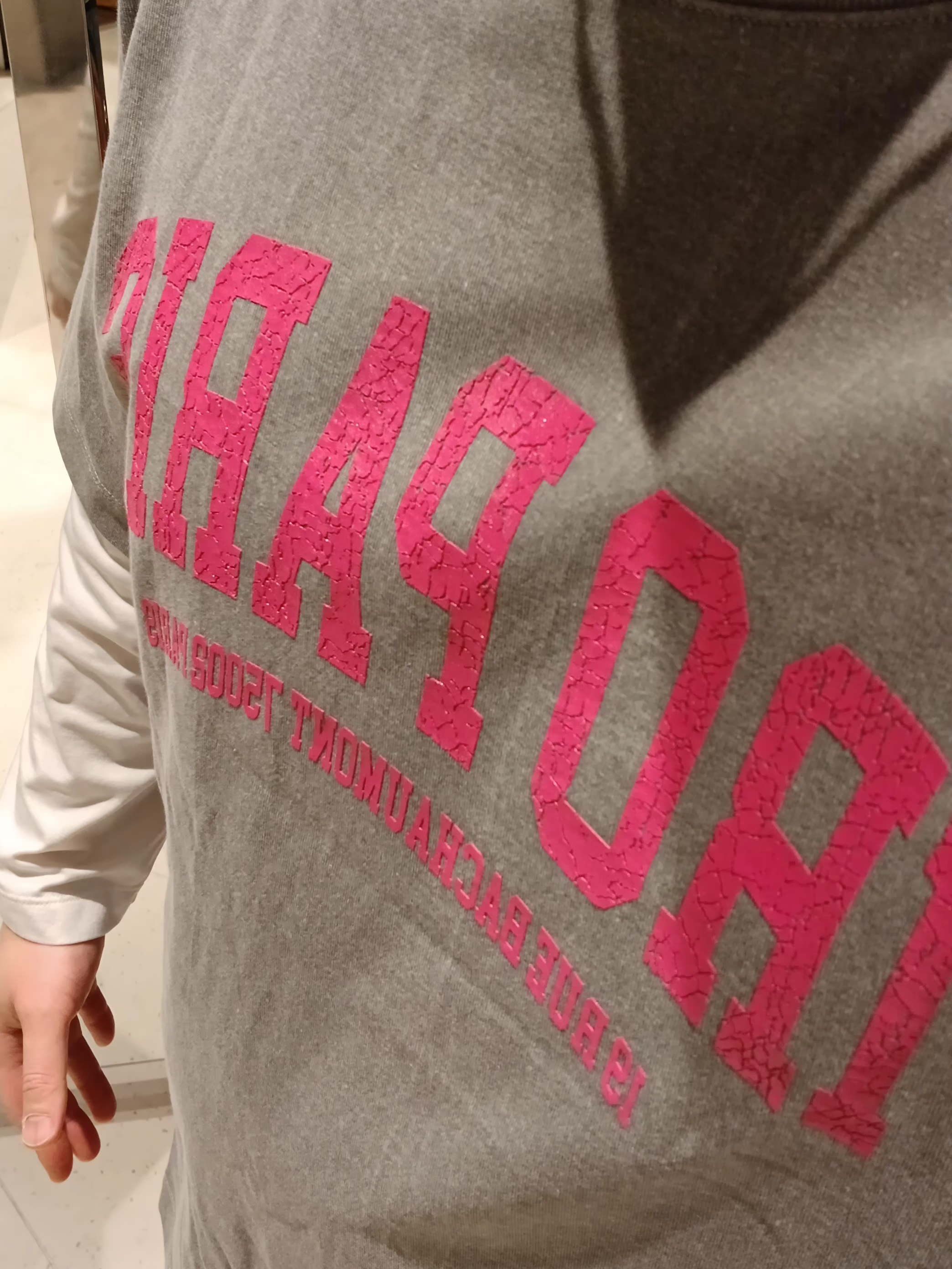 Iro Logo Nylon Ball Cap Black, Iro Damage Wide Denim Pants Blue 착용 스타일 - 3