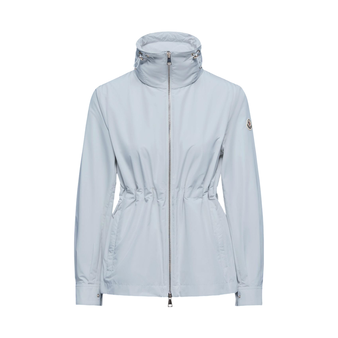 L1-093-1A00080-597KH-71G (W) Moncler Enette Hooded Short Parka Jacket Ice Blue - 26SS
