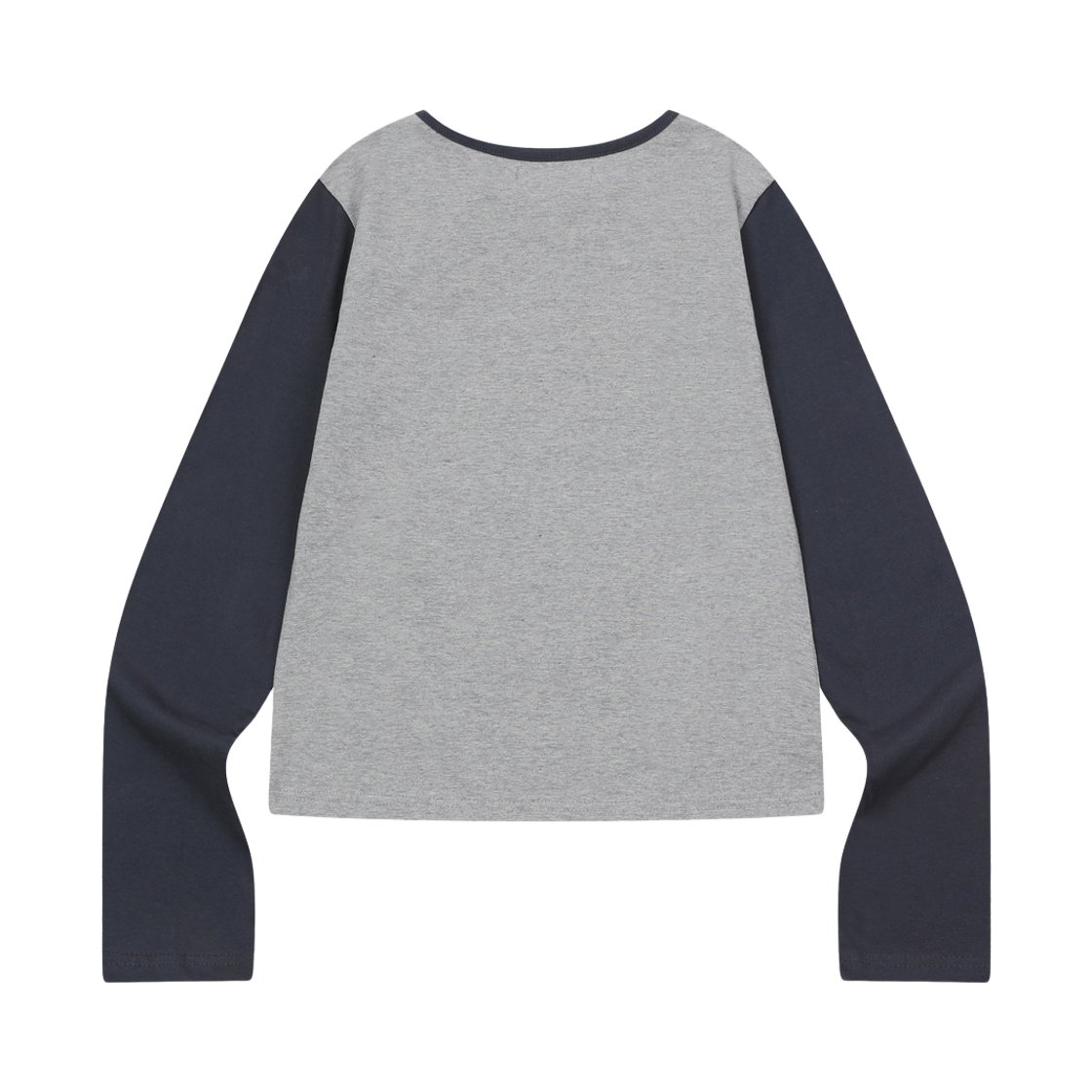 무센트 엑시엄 사선 헨리넥 배색 긴팔 티 네이비(MUCENT Exeom Diagonal Henry Neck Long Sleeve T Navy) - 2