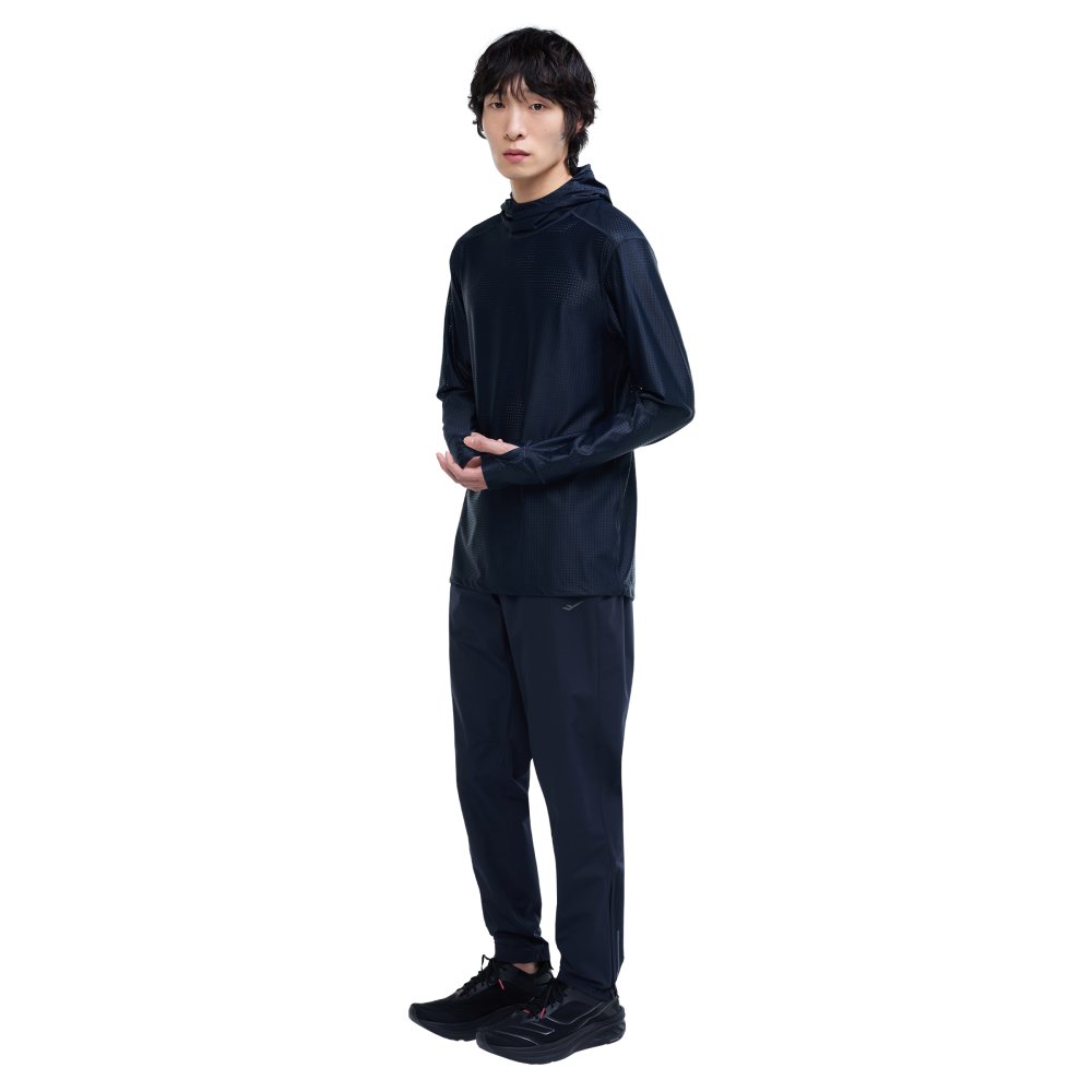프로-스펙스 남성 라이트웨이트 러닝 팬츠 슬림 핏 블랙(PRO-SPECS Men's Lightweight Running Pants Slim Fit Black) - 4