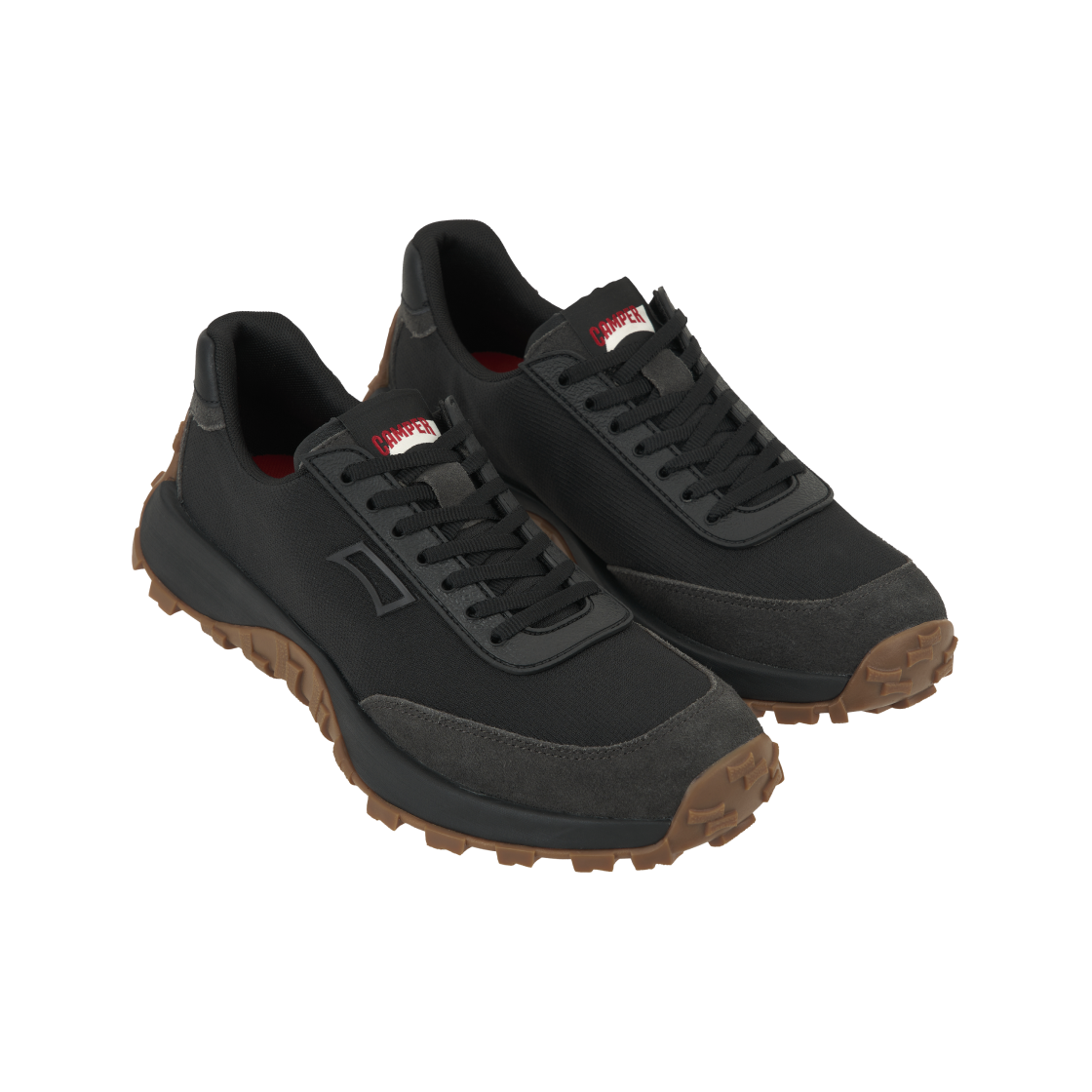 캠퍼 드리프트 트레일 비브람 누벅 스니커즈 블랙(Camper Drift Trail Vibram Nubuck Sneakers Black) - 4