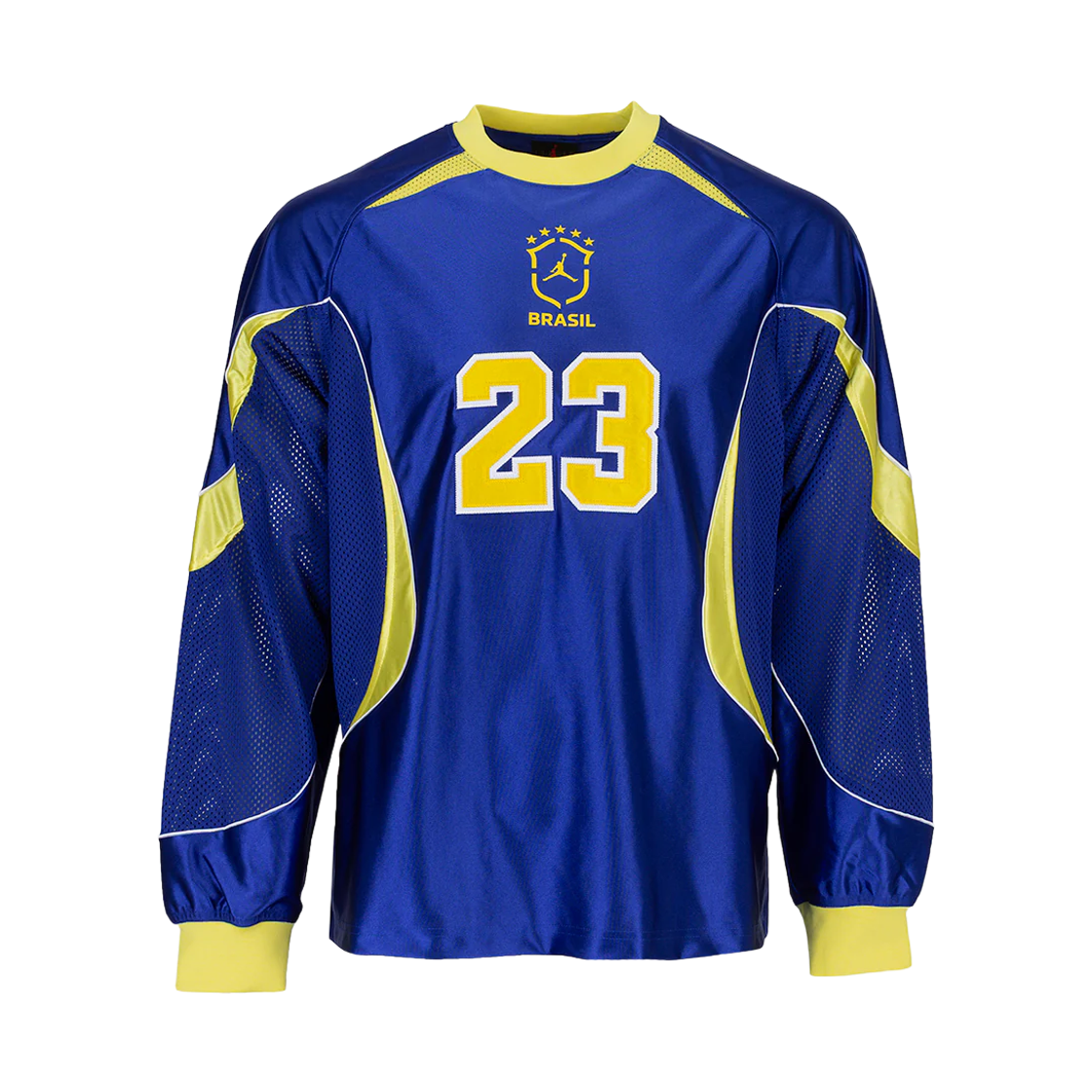 IF3900-417 Jordan Goalie Top Old Royal Yellow Pulse