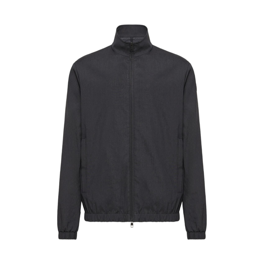 L1-091-1A00130-599EO-742 Moncler Bonavent Linen Blend Windbreaker Navy Blue - 26SS