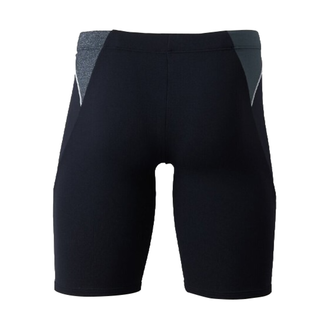 미즈노 소프트 앤 라이트 아쿠아 피트니스용 3D 컵 하프 스패츠 블랙 화이트(Mizuno Soft and Light Aqua Fitness Half Spats with 3D Cups Black White) - 2