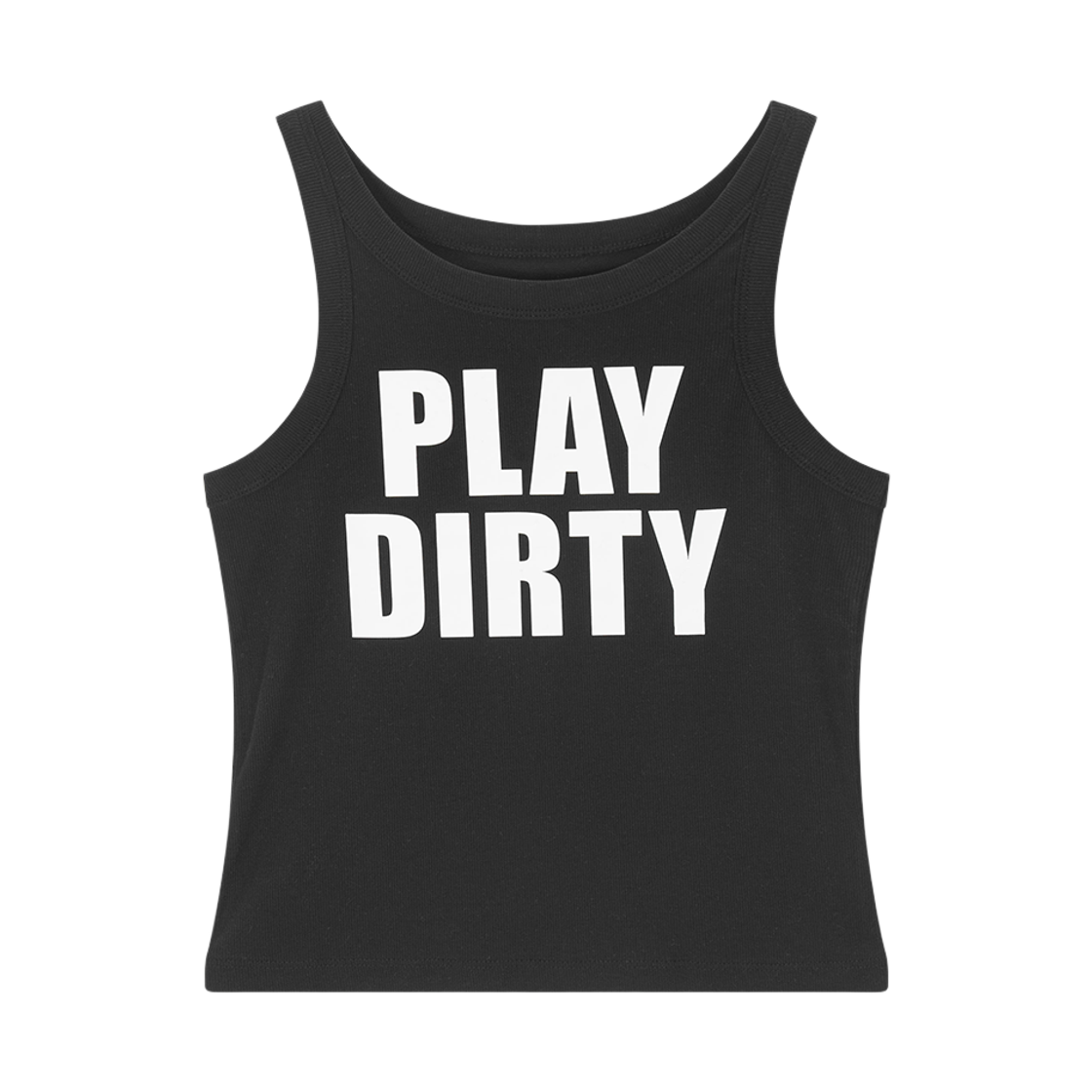 HF26ASL006BK HIGHTIDE FRANKIE Play Dirty Tank Top Black