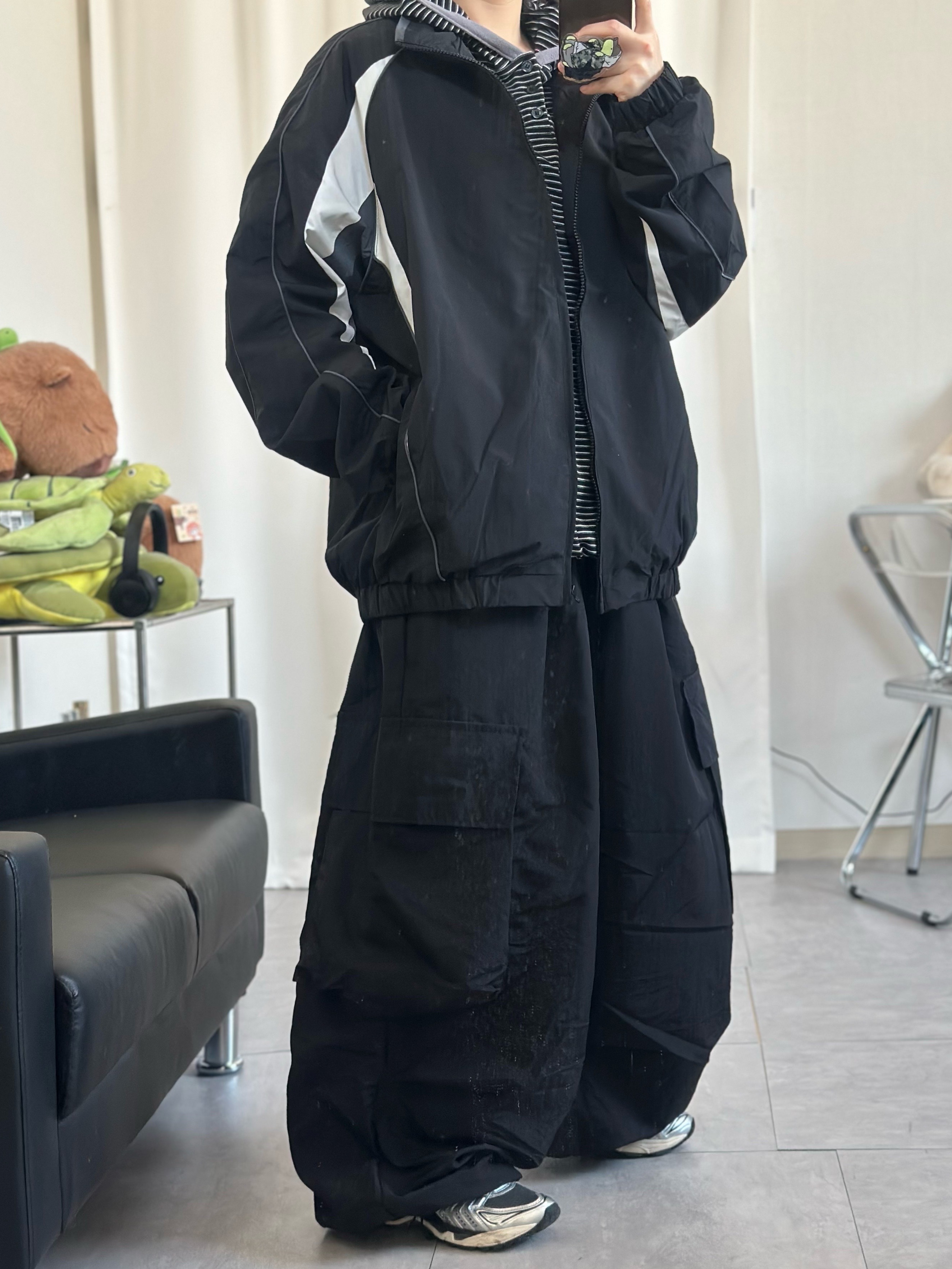 Asics Unlimited Gel-Kayano 14 Carrier Grey Black 착용 스타일 - 4