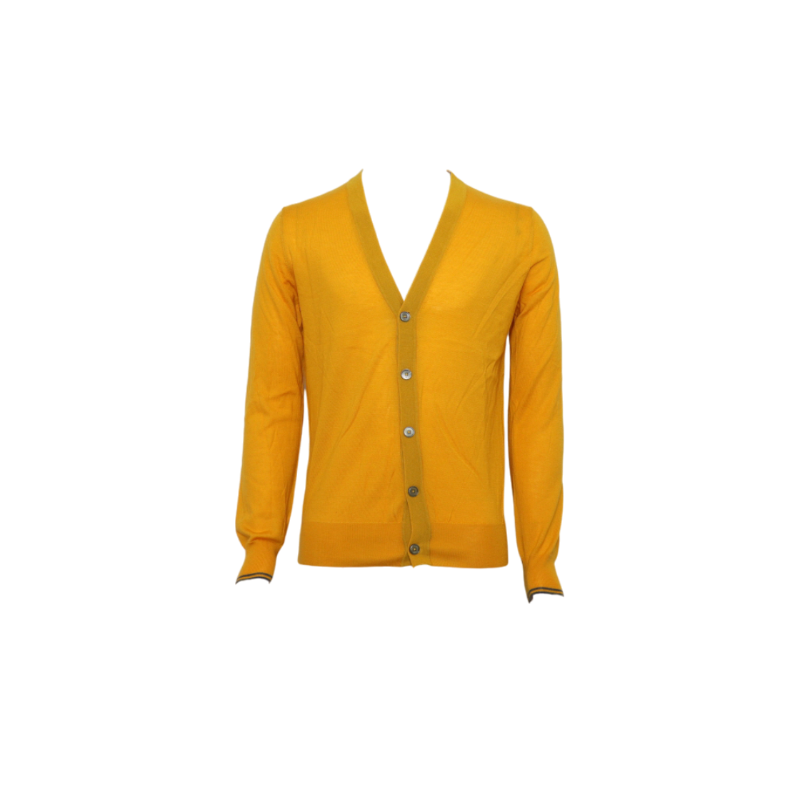 에르메스 옐로우 100%캐시미어 남여공용 가디건aa61878(Hermes Yellow 100% Cashmere Unisex Cardigan) - 1
