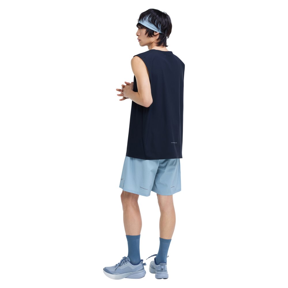 프로-스펙스 남성 플로우핏 4.5부 반바지 그레이시 블루(PRO-SPECS Men's Flow-Fit 4.5 Shorts Graysh Blue) - 4