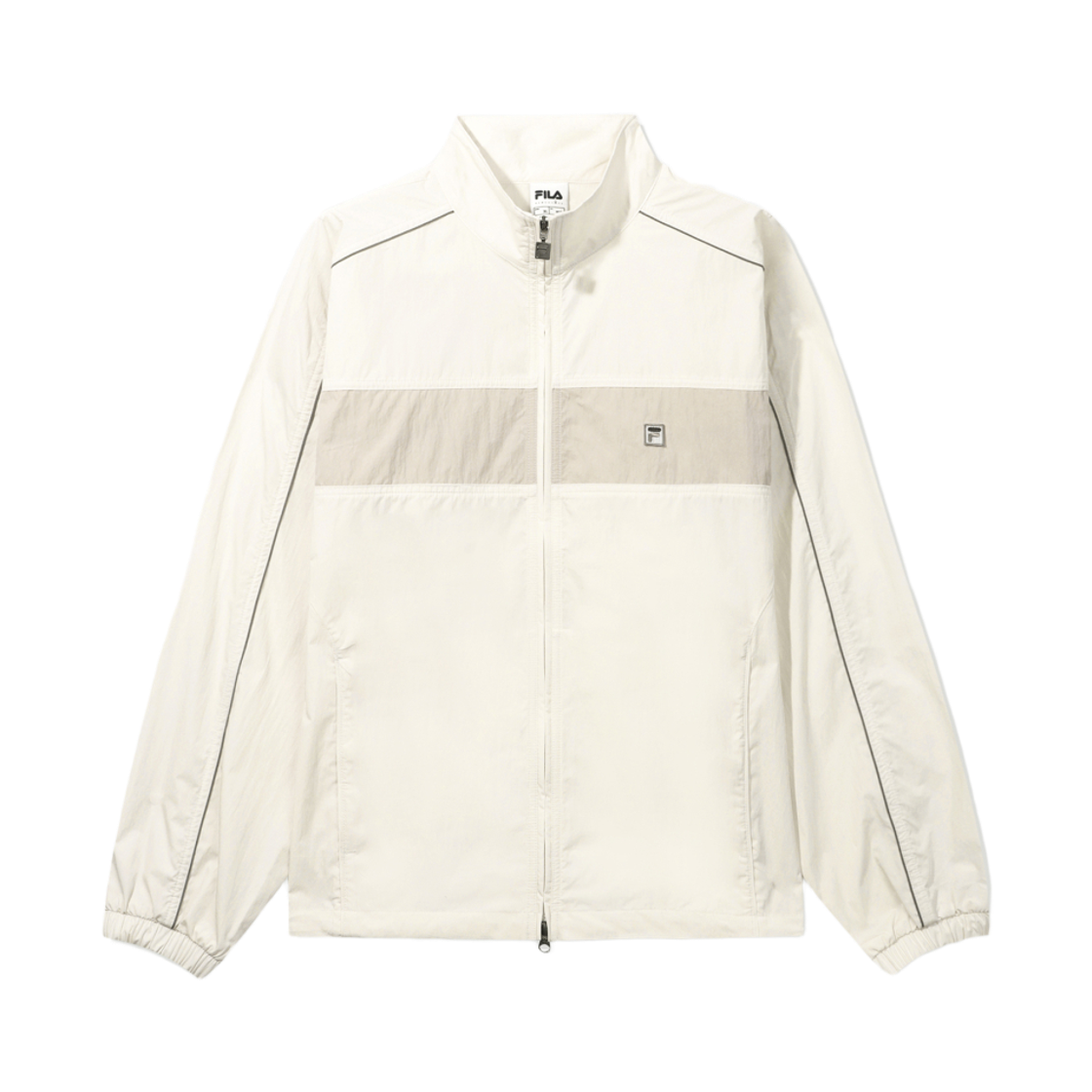 [6% 적립] 휠라 트랙 바람막이 아이보리([6% 적립] FILA Track Jacket Ivory)