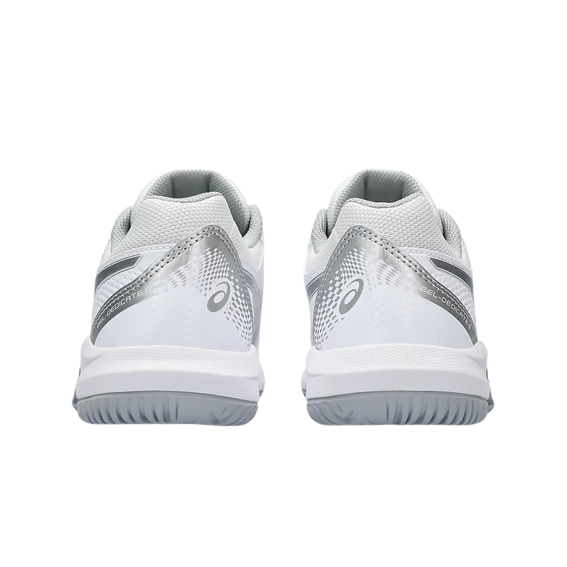 (W) 아식스 젤 데디케이트 8 화이트 퓨어 실버 - B 스탠다드((W) Asics Gel-Dedicate 8 White Pure Silver - B Standard) - 3