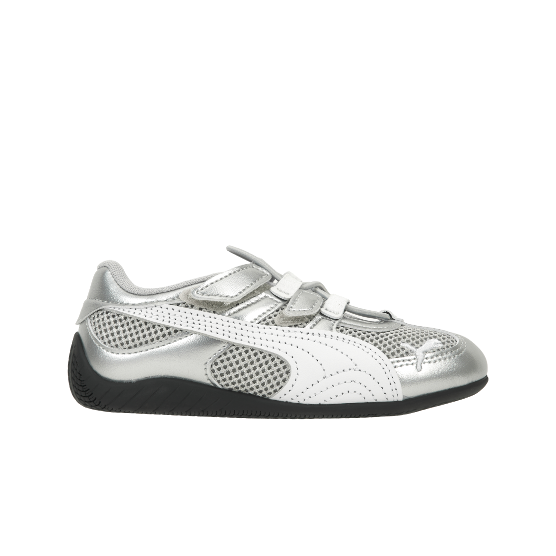 (PS) 푸마 스피드캣 고 메탈릭 V 실버((PS) Puma Speedcat Go Metallic V Silver)