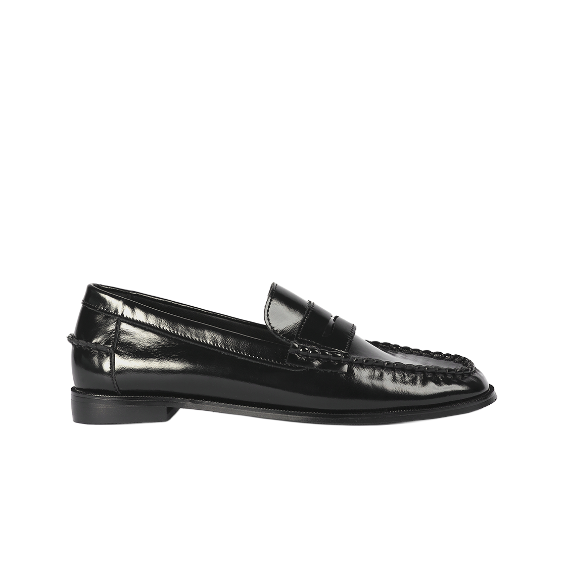 MD0156_3 Moodnight Carter Classic Penny Loafers l Black