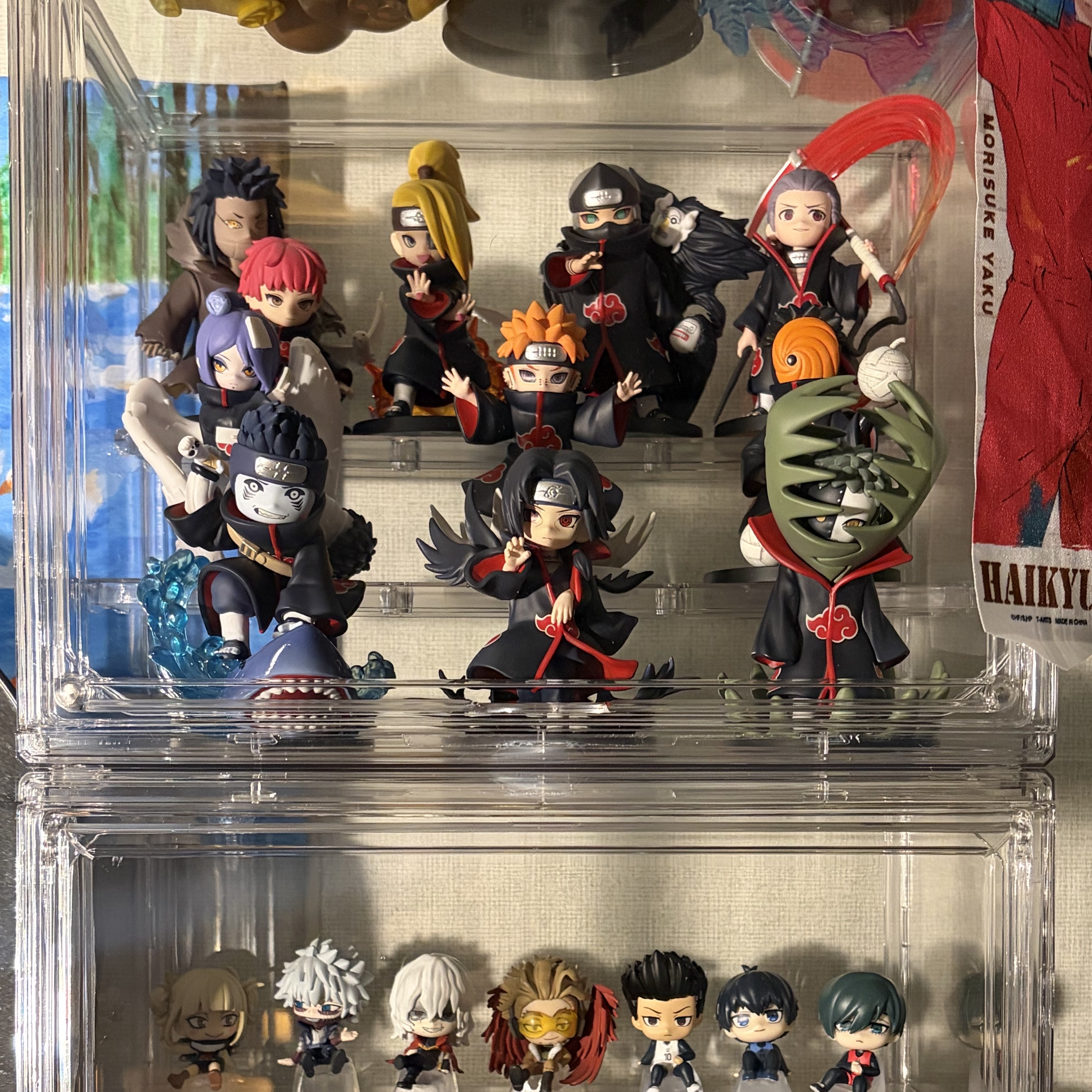 Pop Mart Naruto: Shippuden Series Battle Against Akatsuki Themed Figure Sealed Case (10 Blind Boxes) 착용 스타일