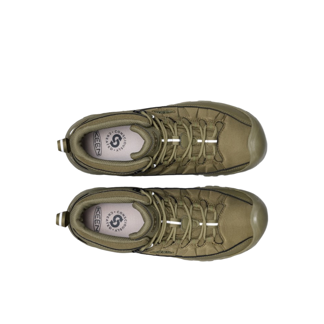 킨 타기 EXP 워터프루프 하이킹 부츠 마티니 올리브(Keen Targhee EXP Waterproof Hiking Boots Martini Olive) - 2