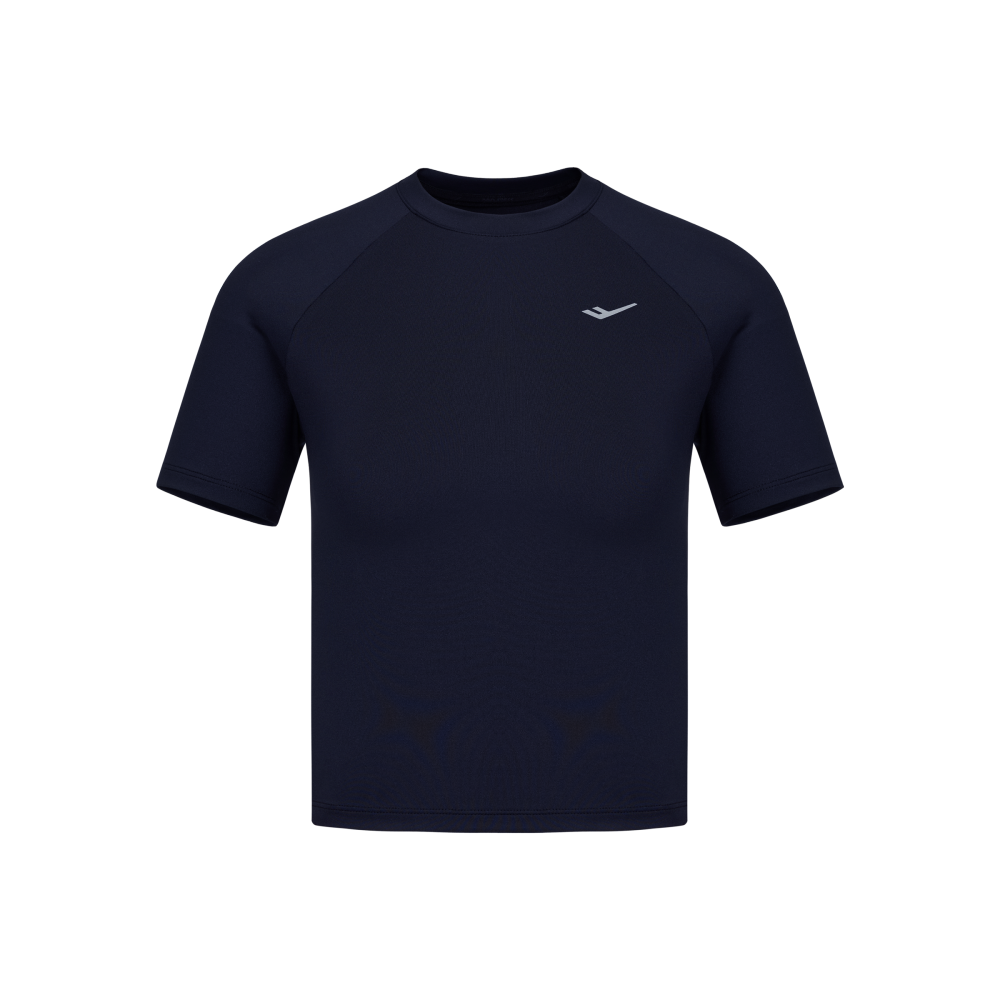 프로-스펙스 여성 다운타임 피티드 반팔티셔츠 블랙(PRO-SPECS Women's Downtime Fitted Short Sleeve T-Shirt Black)