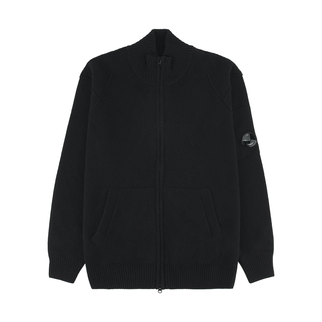 C.P. Company C.P. Company Zip Up Cardigan Black · M