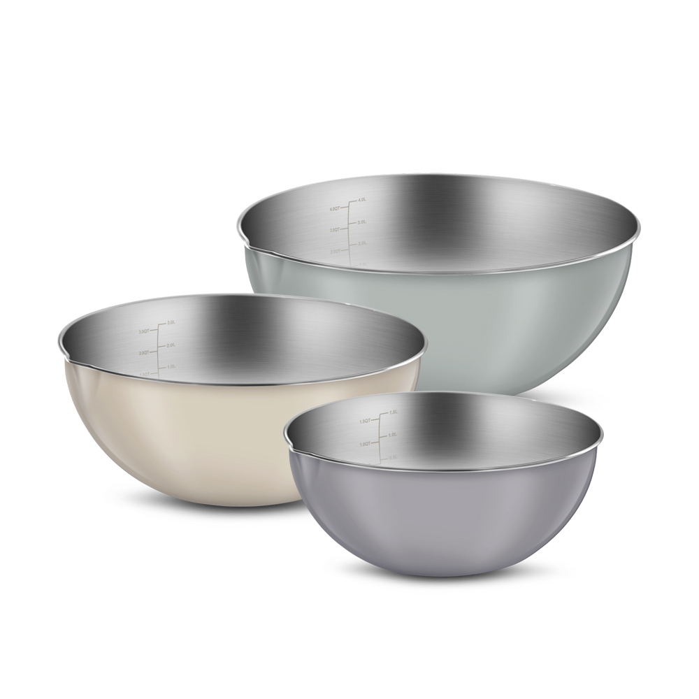 바겐슈타이거 파르베 믹싱볼세트 혼합컬러(WAGENSTEIGER Farbe Mixing Bowl Set Mixed) - 4