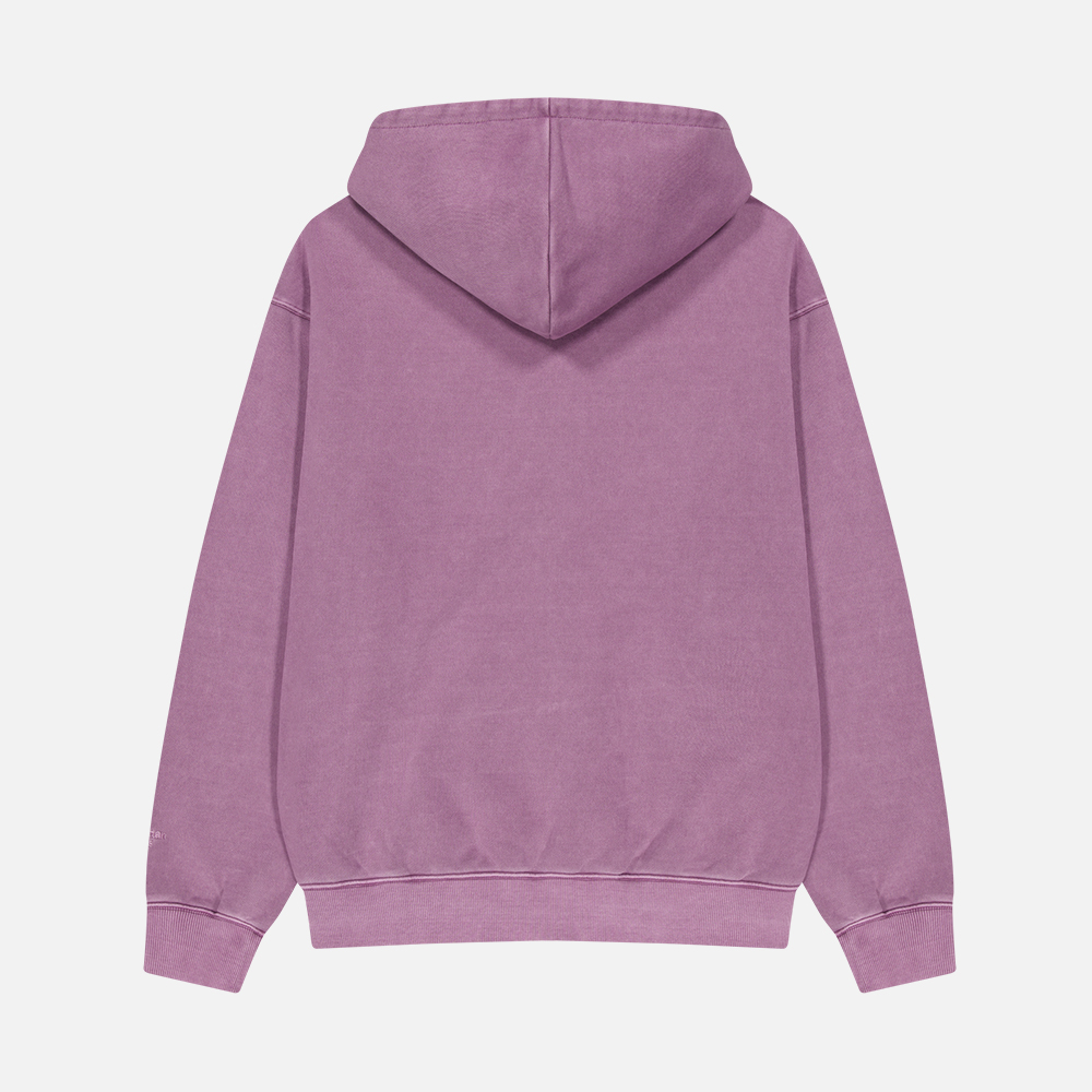 맨하탄 레코즈 로고 피크먼트 집업 후디 - 퍼플(Manhattan Records Logo PM Zip Up Hoodie - Purple) - 3