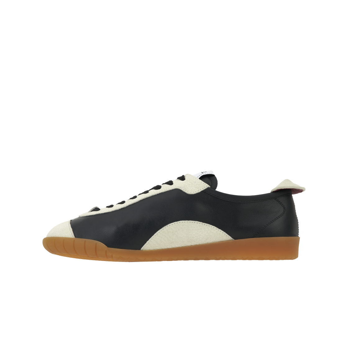 (W) 샤넬 스니커즈 카프스킨 & 엠보스드 스웨이드 카프스킨 블랙 화이트((W) Chanel Sneakers Calfskin & Embossed Suede Calfskin Black White) - 3