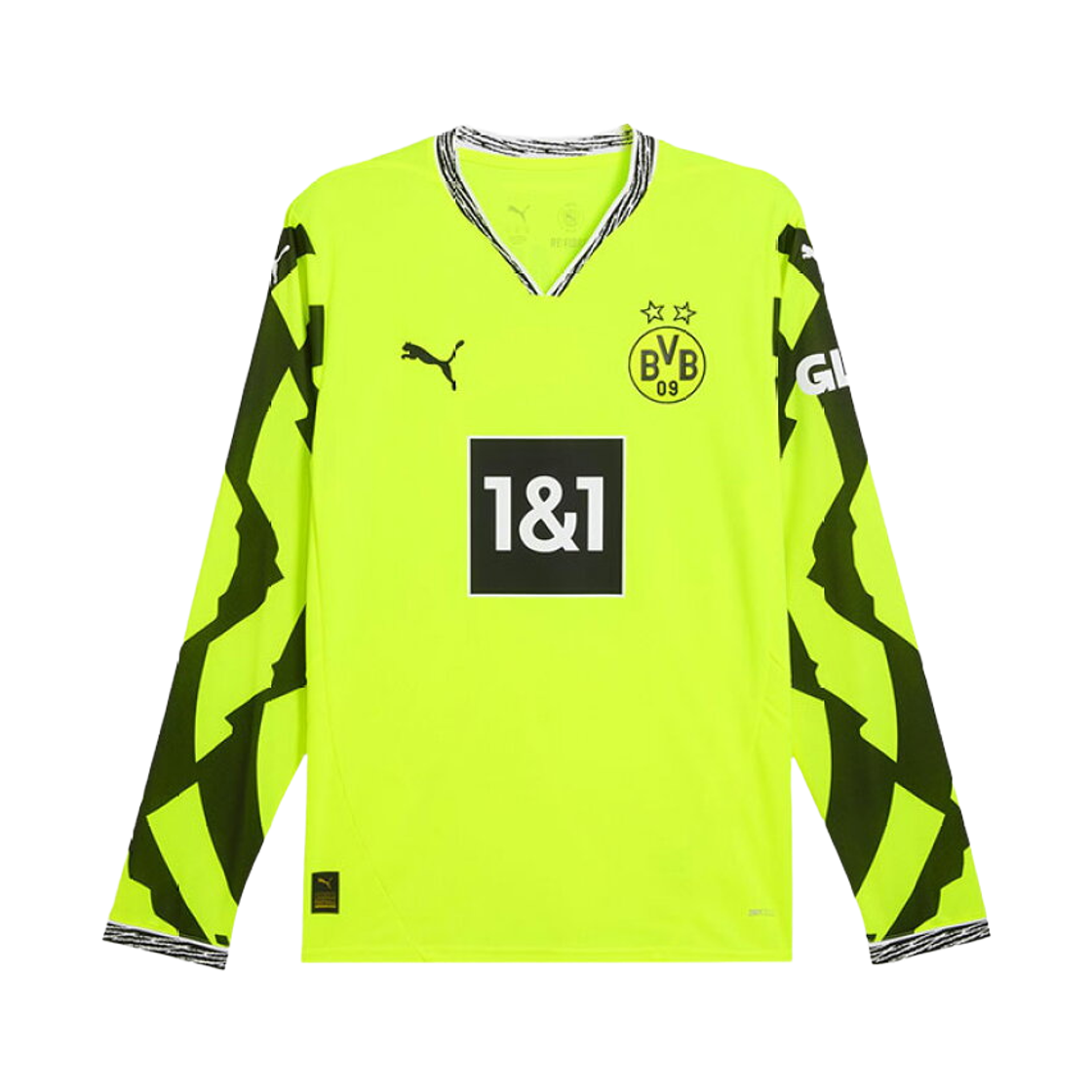 777597-04 Puma Borussia Dortmund Anniversary Replica Long Sleeve Jersey Yellow (Non Marking Ver.)