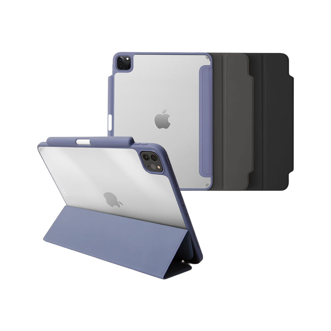 I4BACAI010704 Tanglewood iPad Pro 11-inch (1st/2nd/3rd/4th Gen) Clear Fit Case with Apple Pencil Holder Smart Cover