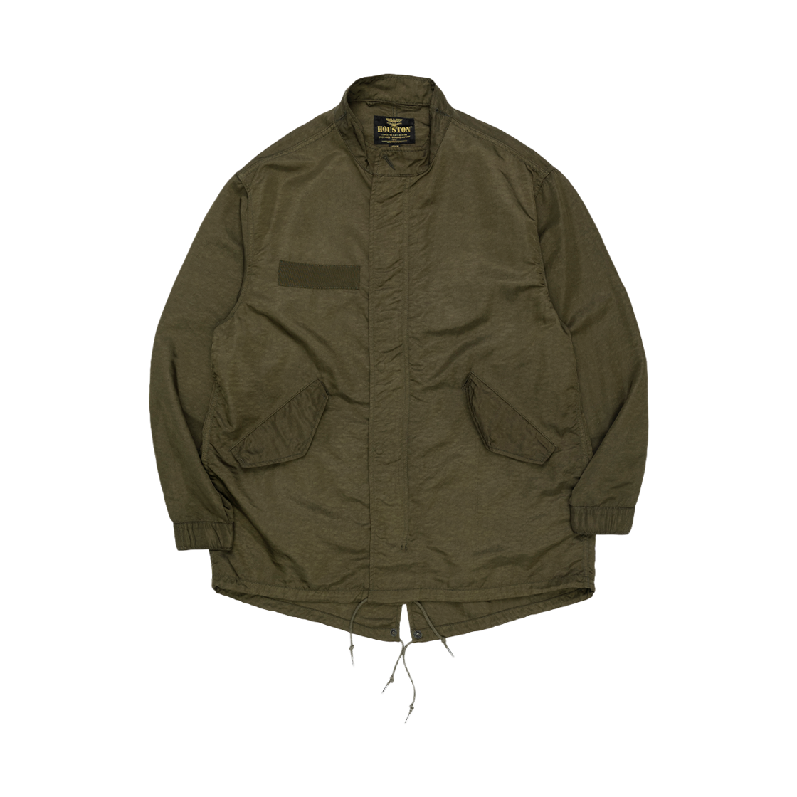 51600OD Houston Japan Garment Dye Nylon Short M-65 Parka Olive Drab 51600
