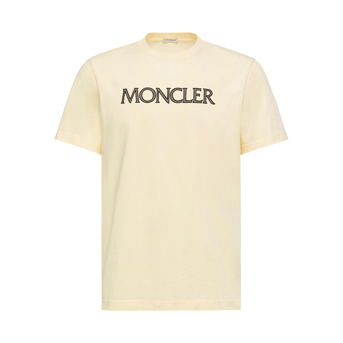 L1-091-8C00075-89B8U-060 Moncler Logo Print Cotton T-Shirt White Ivory - 26SS