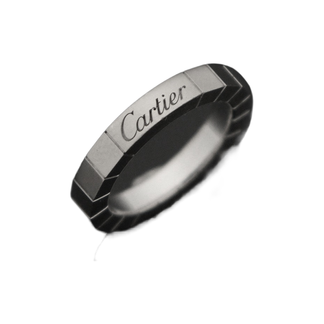 ITK425PBIMRI Cartier B4045047 18K White Gold Laniere Ring Size 47