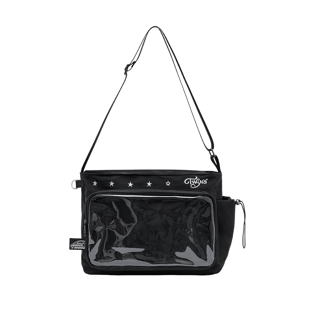 TWINS-BLOOMING-26-3 LG Twins X Bloomingtale Cross Bag Black