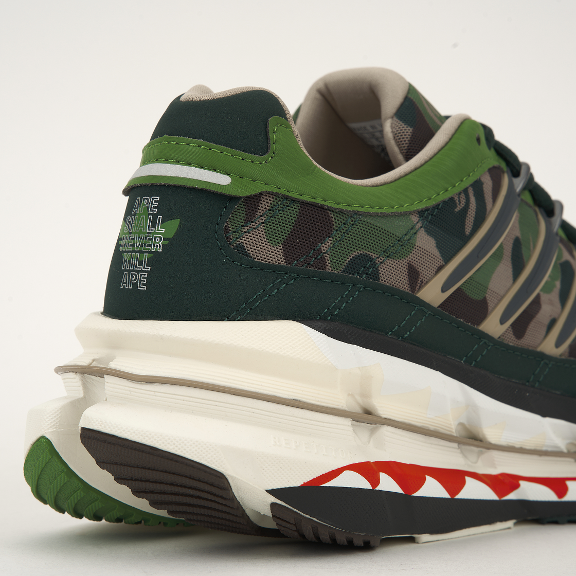 아디다스 x 베이프 아디스타 Hrmy 헴프 아이언 메탈릭(Adidas x BAPE Adistar Hrmy Hemp Iron Metallic) - 8