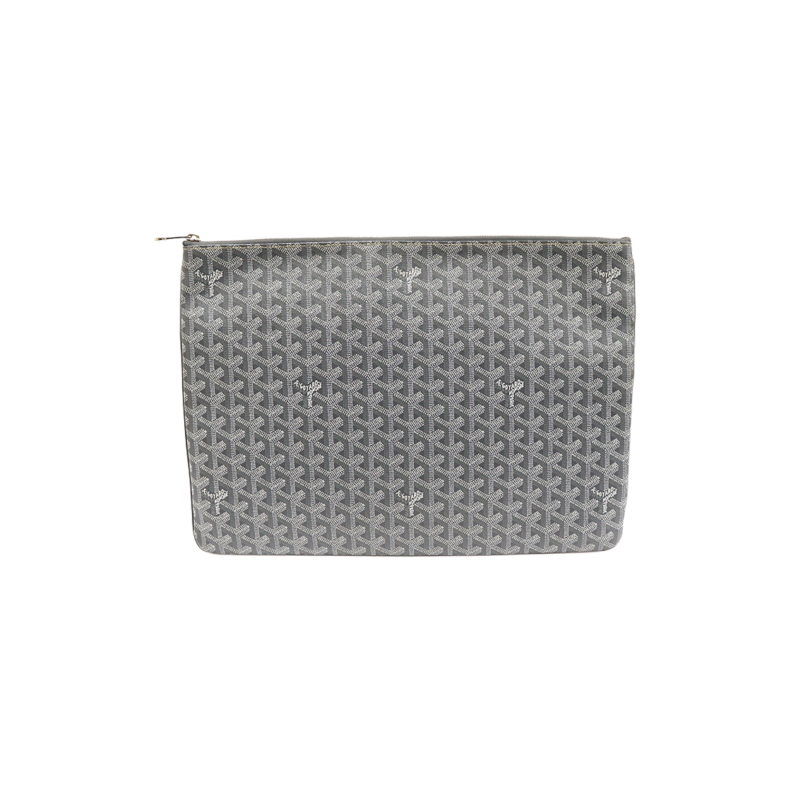 고야드 APMSENAT2-GM-51 그레이 고야딘 캔버스 세나 GM 클러치(Goyard Senat GM Clutch in Gray Goyardine Canvas) - 1
