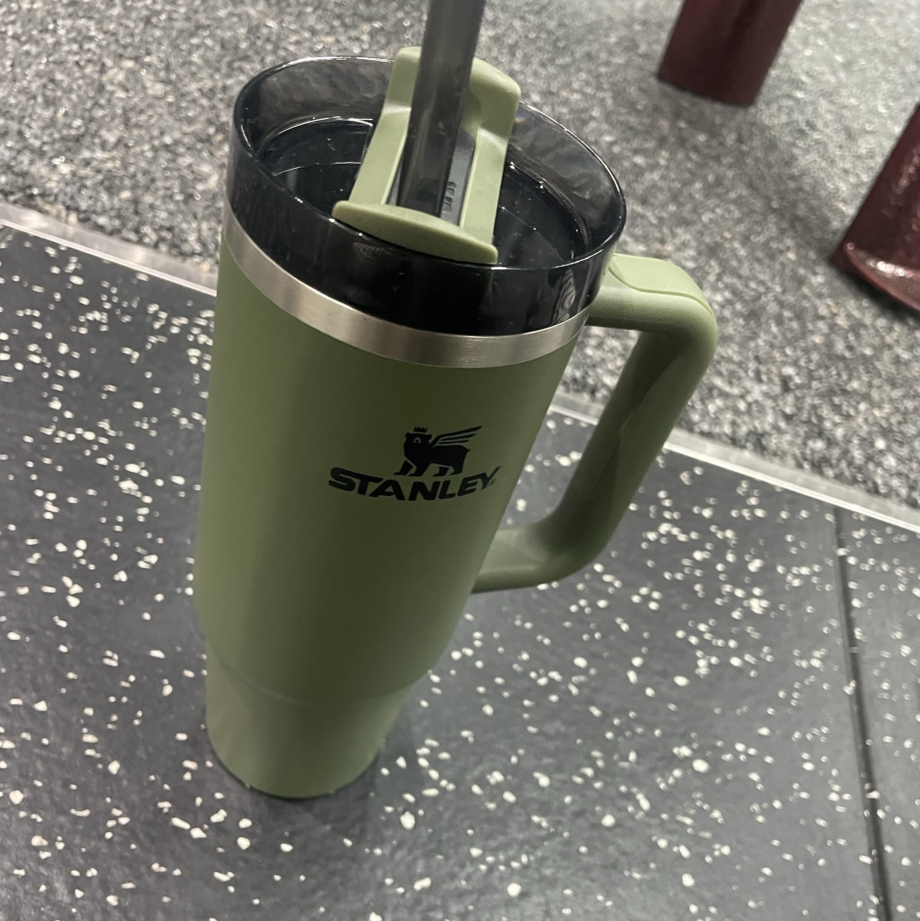 Stanley The Quencher H2.0 Flowstate Tumbler 887ml Dried Pine 착용 스타일