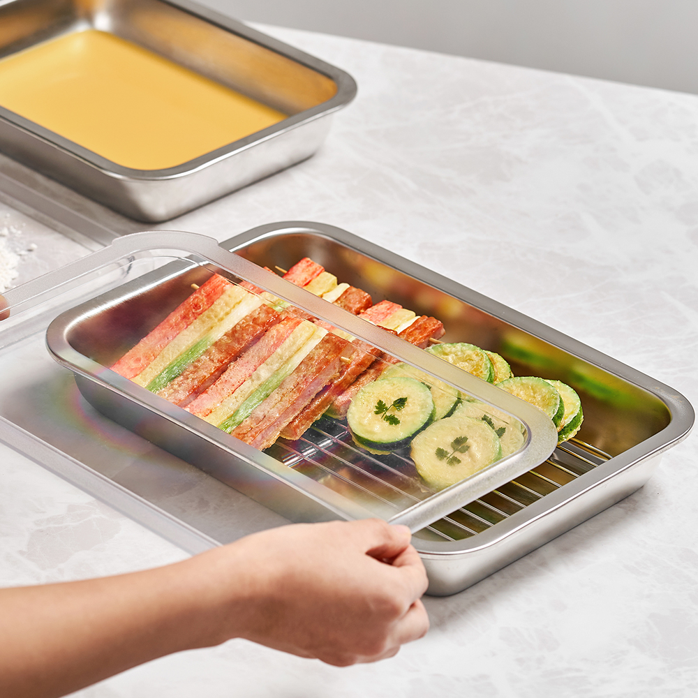 바겐슈타이거 스텐 사각 트레이 세트(PC커버) NO.03(WAGENSTEIGER Non-abrasive PC Tray Cover No.3) - 4