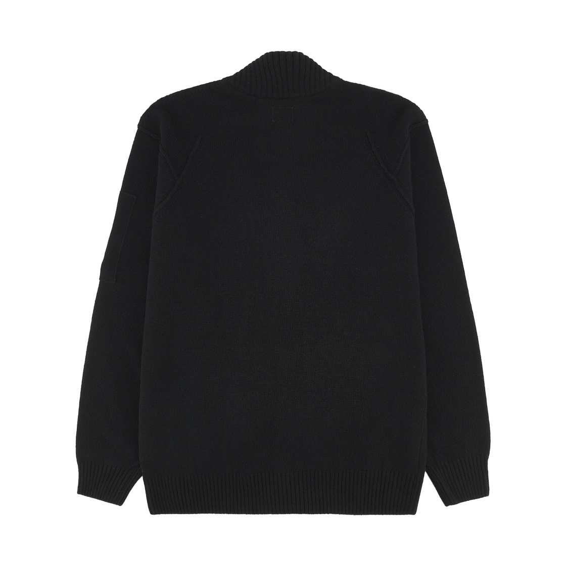 C.P. 컴퍼니 집업 가디건 블랙 - 25FW(C.P. Company Zip Up Cardigan Black - 25FW) - 2