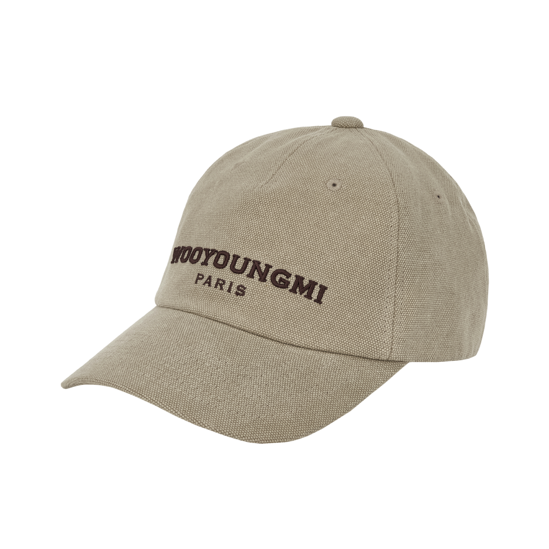 우영미 다이드 옥스포드 데님 볼캡 베이지 - 25FW(Wooyoungmi Dyed Oxford Denim Ball Cap Beige - 25FW)