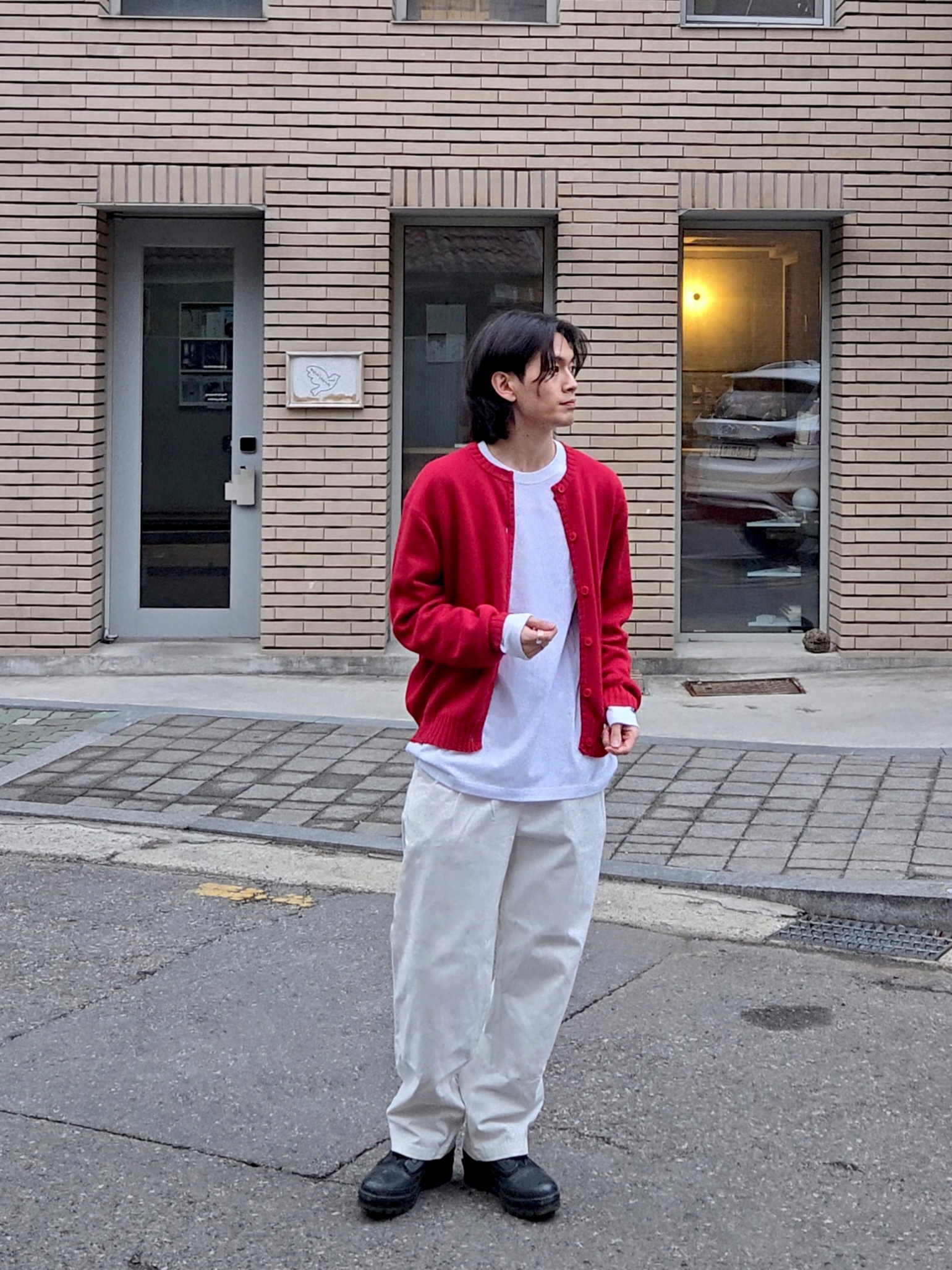 Converse x Ambush Chuck Taylor All Star Duck Boot Black 착용 스타일 - 1