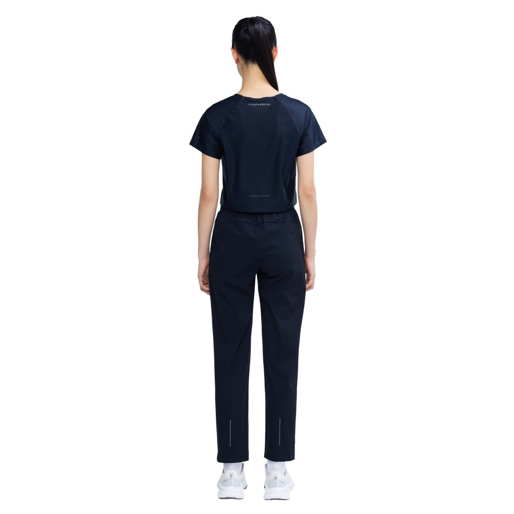프로-스펙스 여성 울트라라이트 메쉬 크롭 반팔티셔츠 블랙(PRO-SPECS Women's Ultra-Light Mesh Cropped T-shirt Black) - 3