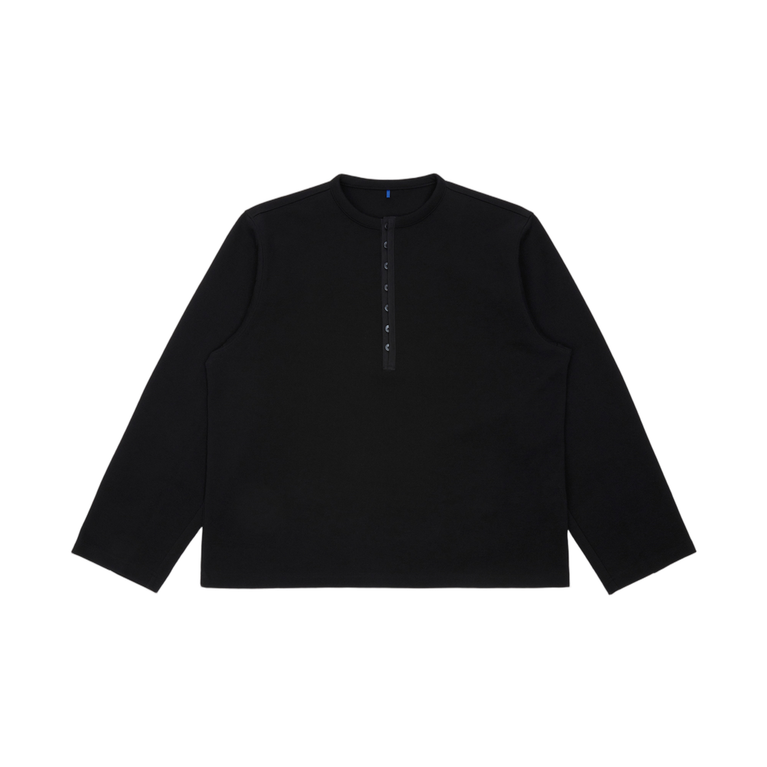 BP01SSHS0101BK Ader Error Henley Neck L/S T-Shirt Product. 22 Noir