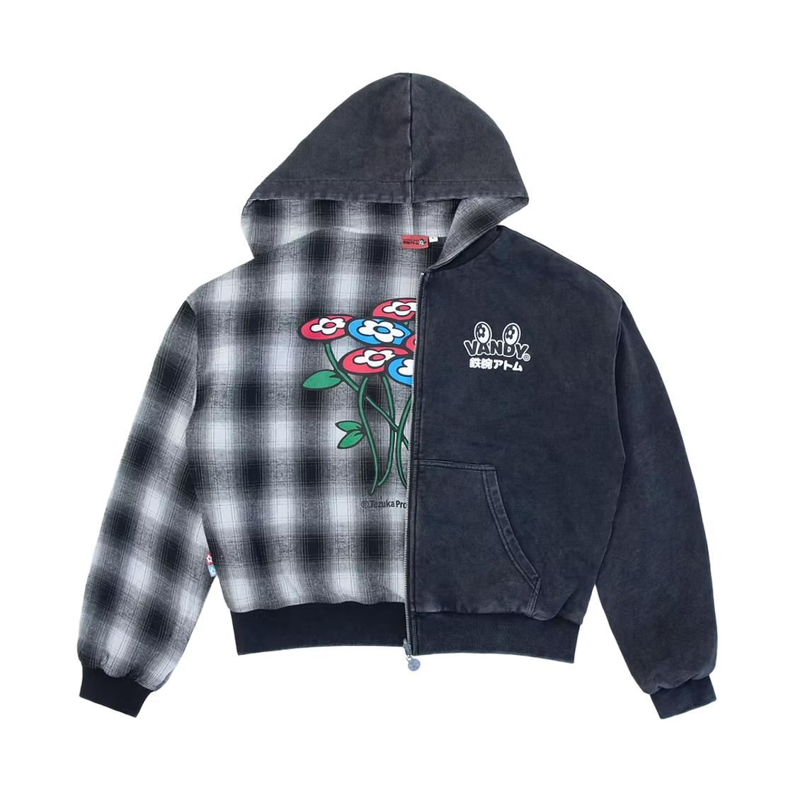 반디 더 핑크 x 아톰 리버시블 집업 블랙(Vandy The Pink x Astro Boy Reversible Zip-Up Black)