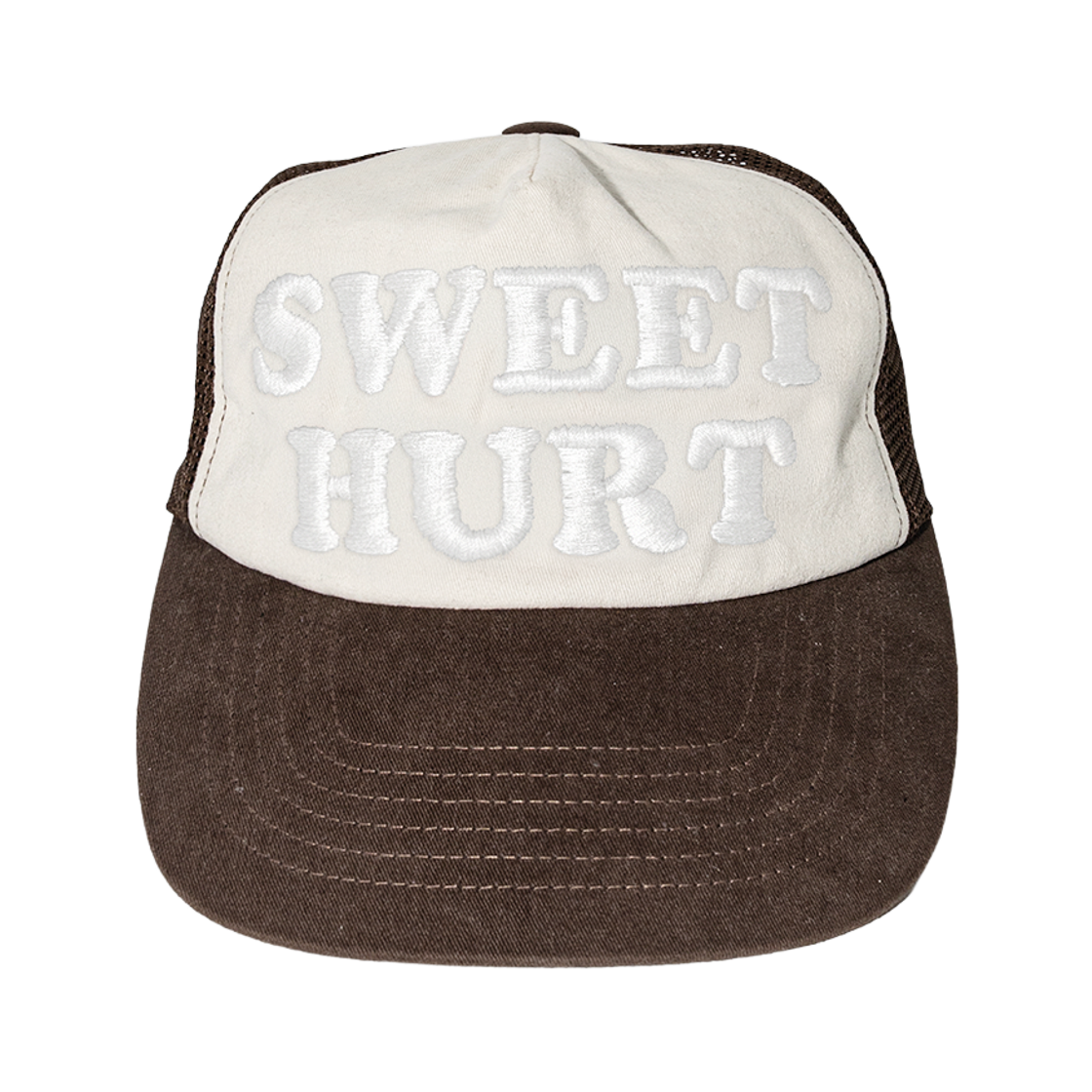 펀치 드렁크 파티즈 스윗 허트 메쉬 캡 브라운(Punch Drunk Parties Sweet Hurt Mesh Cap Brown)