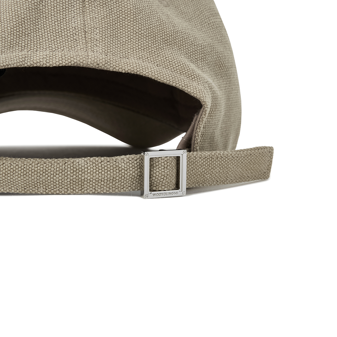 우영미 다이드 옥스포드 데님 볼캡 베이지 - 25FW(Wooyoungmi Dyed Oxford Denim Ball Cap Beige - 25FW) - 5